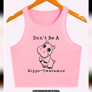 NIB Funny Hippo-twatamus shirt